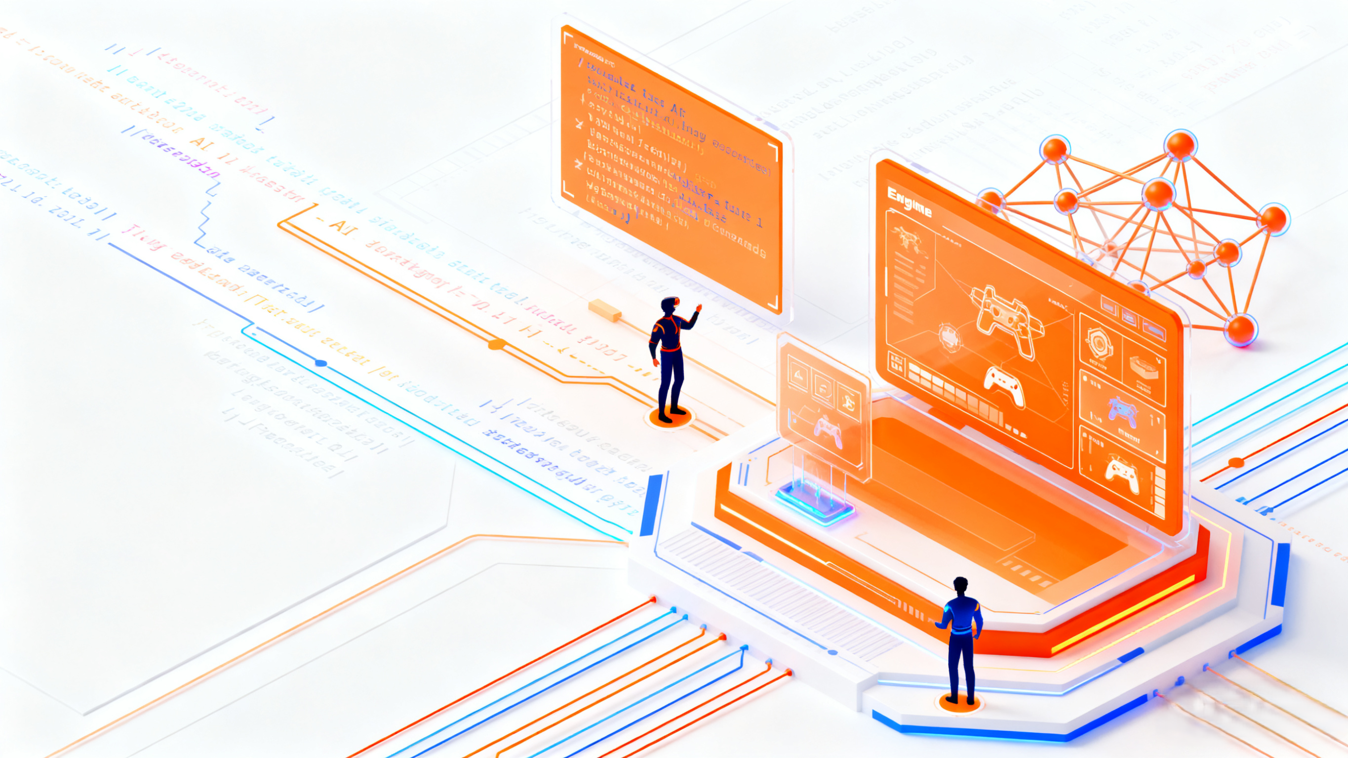 AKASHIC AI遊戲開發平台界面